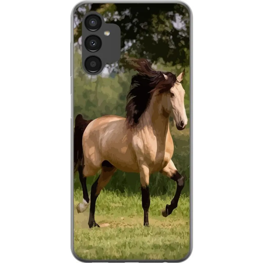 Samsung Galaxy A04s Gjennomsiktig Telefondeksel Häst v:9689134