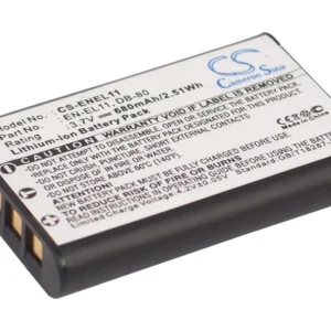 Batteri til Pentax Optio M60, 3,6 (3,7)V, 680mAh v:3562813 Batteri til Pentax Optio M60, 3,6 (3,7)V, 680mAh v:3562813