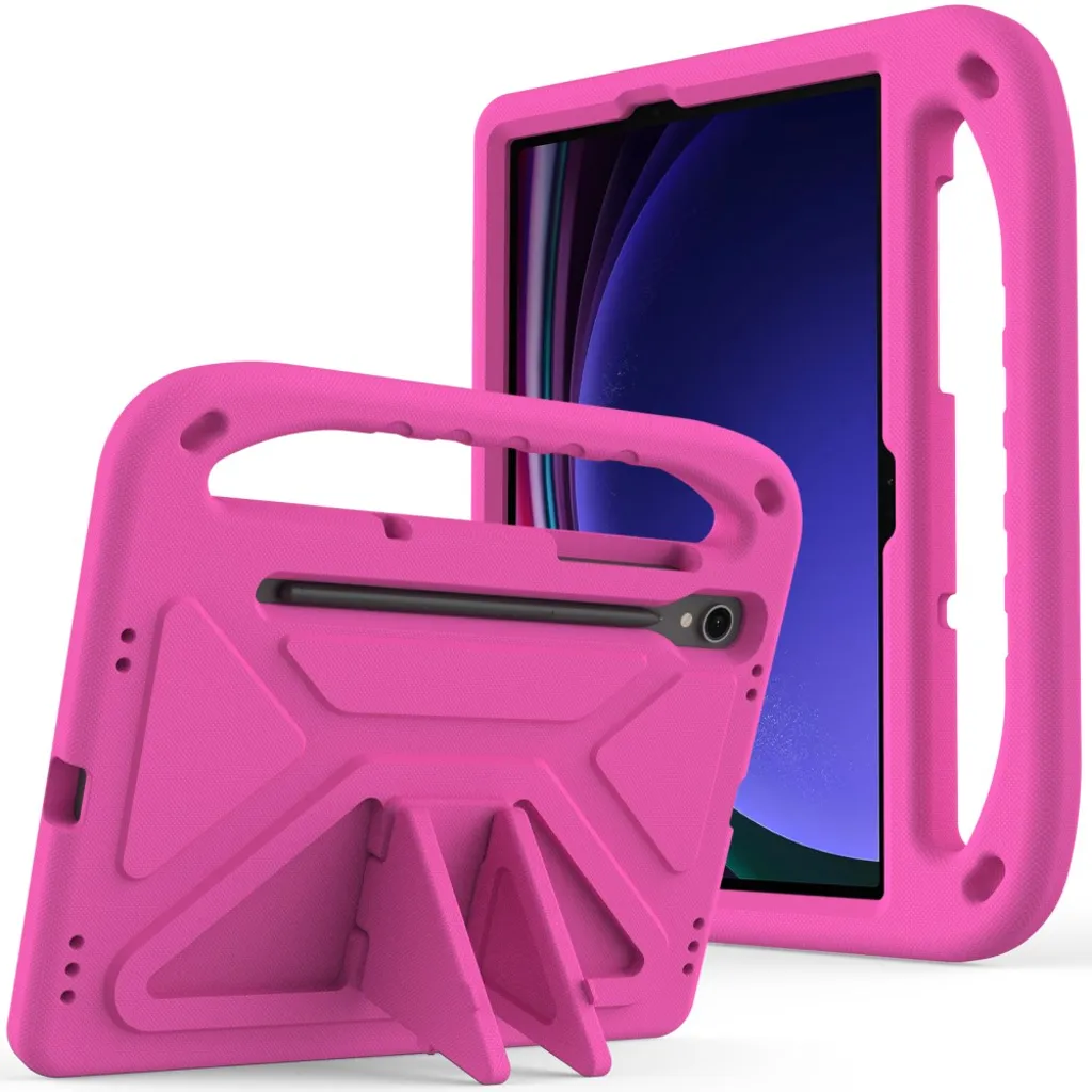 Samsung Galaxy Tab S9 FE / S10 FE deksel med grep – Rose v:3970731