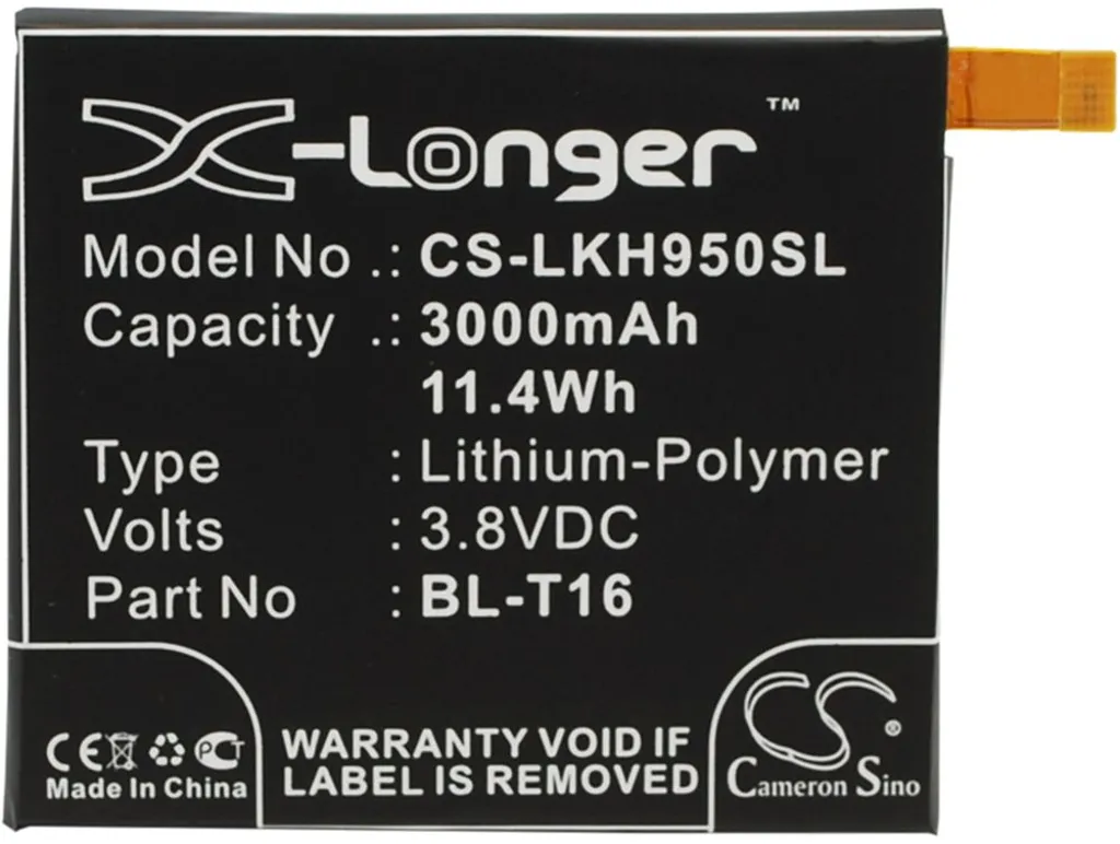 Batteri til LG US995, 3.8V, 3000 mAh v:4658112