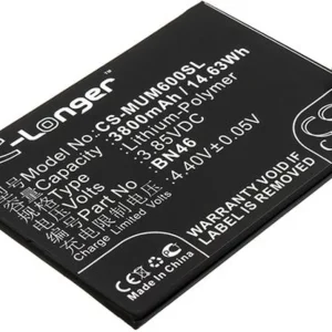 Batteri til BN46 for Redmi, 3.85V, 3800 mAh v:6322458 Batteri til BN46 for Redmi, 3.85V, 3800 mAh v:6322458
