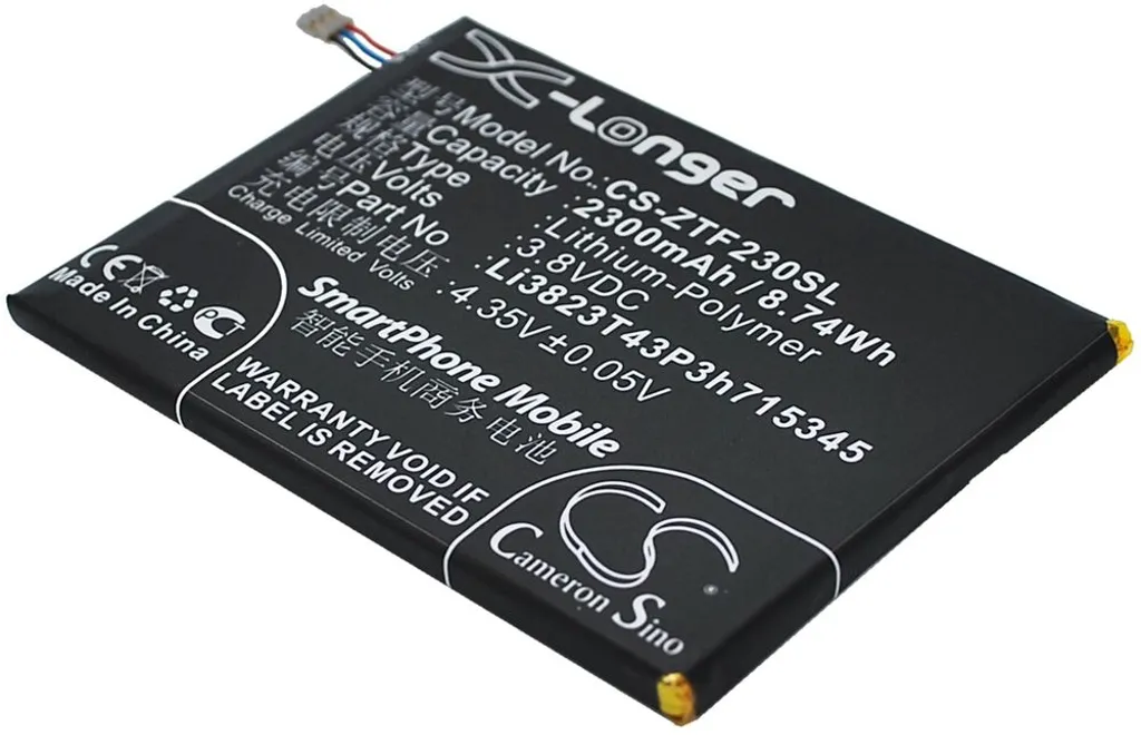 Batteri til Zte MF920W+, 3.8V, 2300 mAh v:9757784