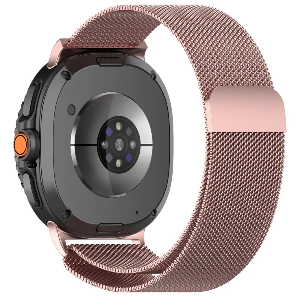 Samsung Galaxy Watch9 Milanesisk magnetisk klokkerem i rustfritt stål – Rose Pink v:7225025