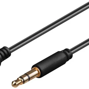 Goobay AUX forlengerkabel 3,5 mm hann til hunn 5m svart v:3224799