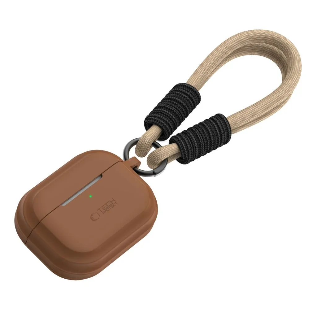 Tech-Protect Silicone Rope Deksel til AirPods Pro 1 / 2 – Brun v:6163054