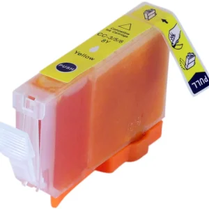 Kompatibel med Canon MultiPASS F80 blekkpatron, 14.8ml, gul v:5608117 Kompatibel med Canon MultiPASS F80 blekkpatron, 14.8ml, gul v:5608117
