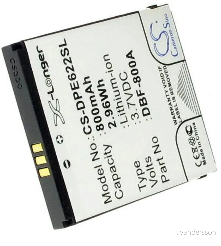 Batteri til DBF-800A for Doro, 3.7V, 800 mAh v:7549453