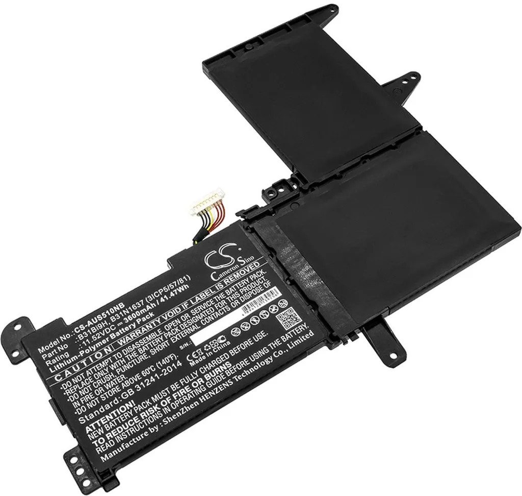 Batteri til Asus X510UA-BR709T, 11,52V, 3600mAh v:2045181