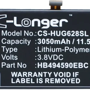 Batteri til Huawei Ascend G628, 3.8V, 3050 mAh v:7898846 Batteri til Huawei Ascend G628, 3.8V, 3050 mAh v:7898846