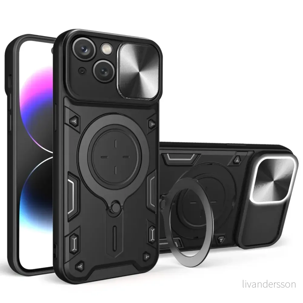 Roterbart iPhone 15 deksel – Svart v:8397607 Roterbart iPhone 15 deksel – Svart v:8397607