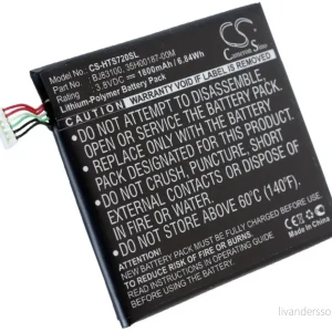 Batteri til HTC One X LTE, 3.8V, 1800 mAh v:6866638 Batteri til HTC One X LTE, 3.8V, 1800 mAh v:6866638