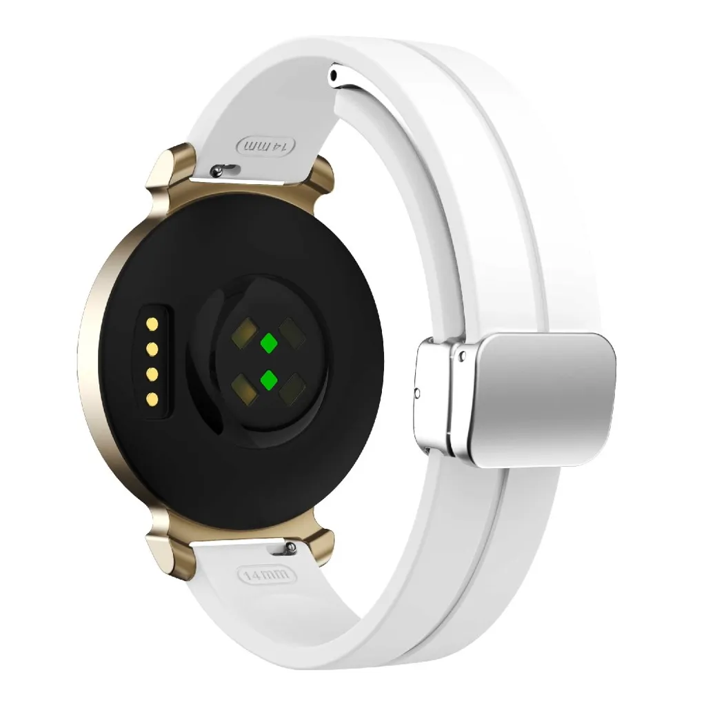 Garmin Lily 2 klokkerem i silikon med magnetisk spenne – hvit v:5219912