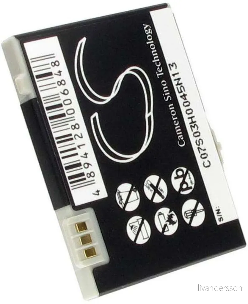 Batteri til Siemens AX72, 3.6V (3.7V), 600 mAh v:3816690