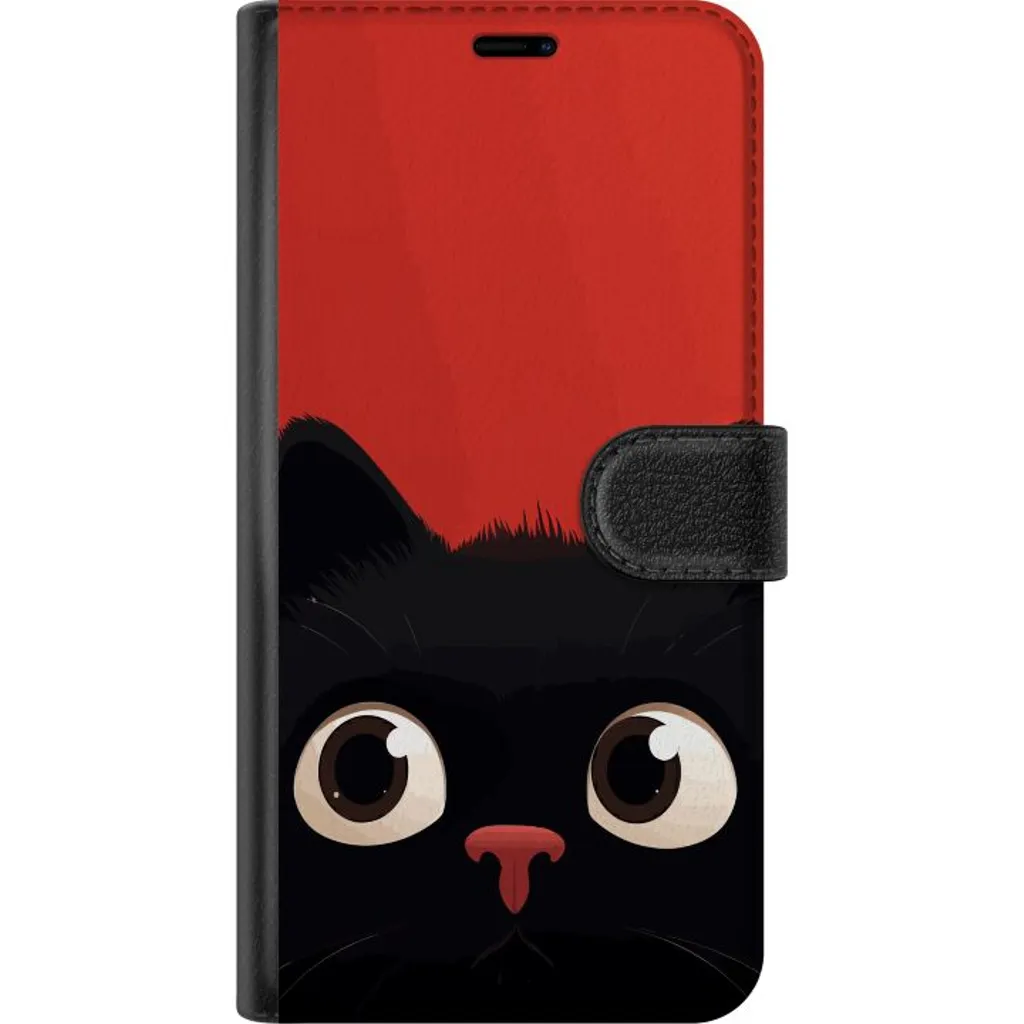 OnePlus 13R Sort Lommebokdeksel Busig Katt v:6495795