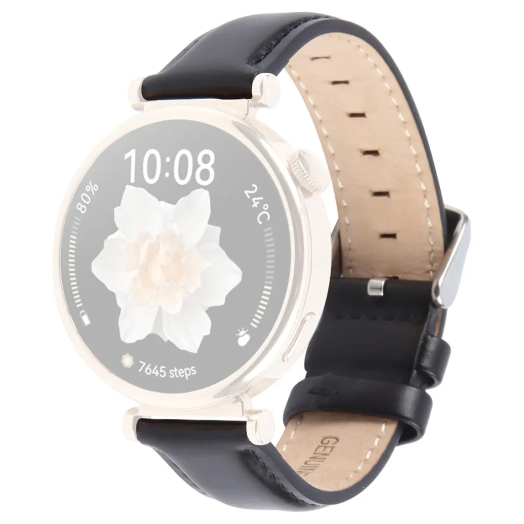Garmin Venu 3S Klokkereim i Skinn – Svart v:6119463