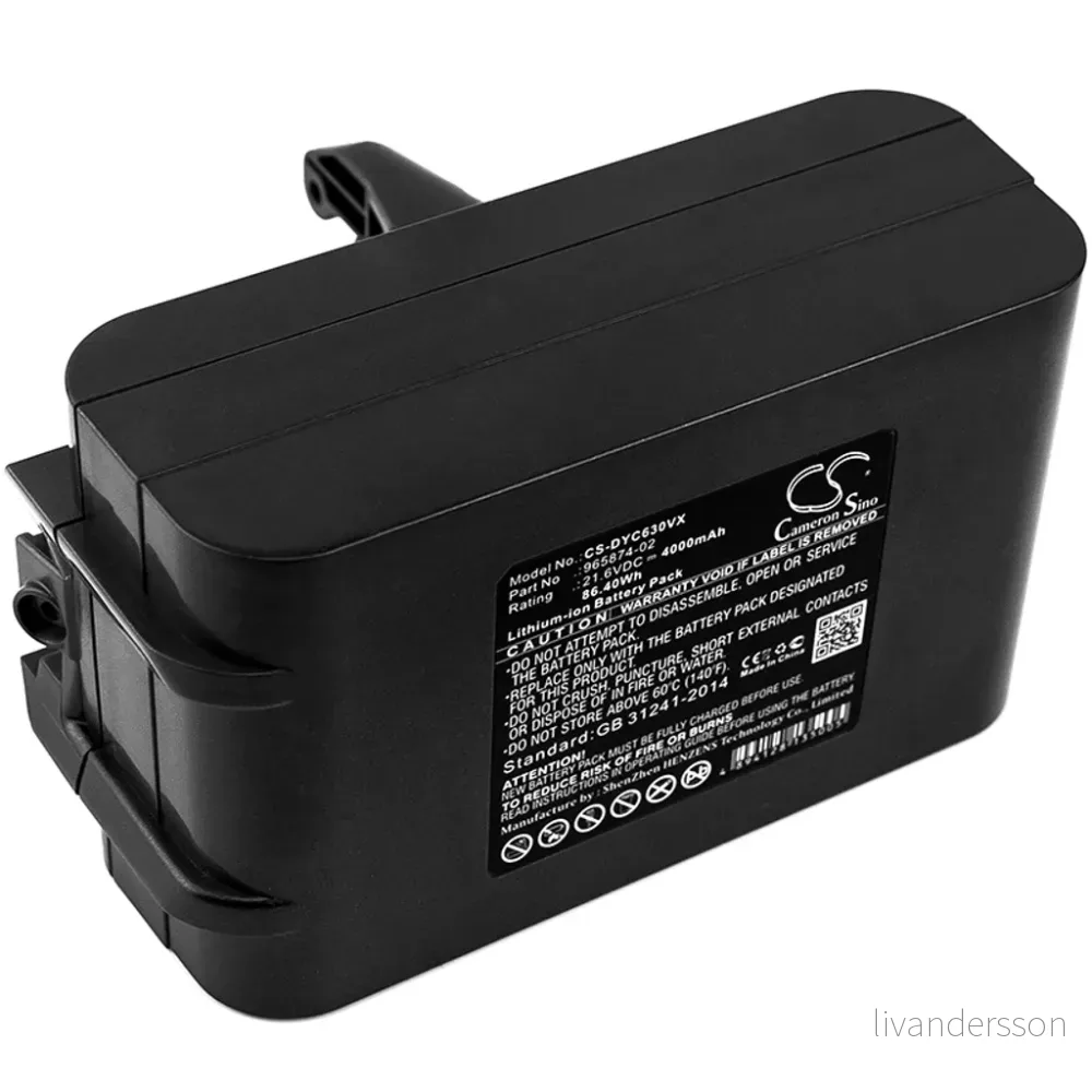 Batteri til SV03 Animal Pro, 21.6V, 4000mAh v:8125482