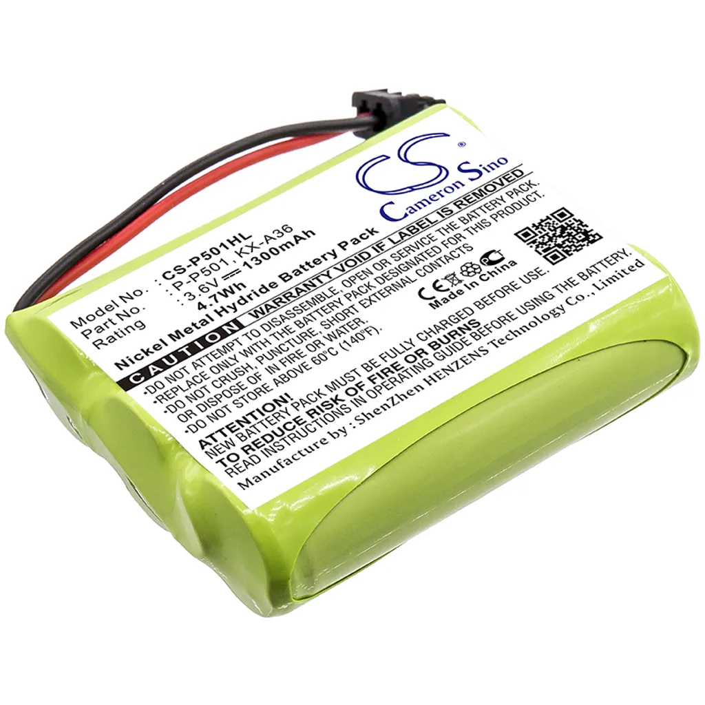 Batteri til Panasonic KX-TC1468, 3.6V, 1300 mAh v:1232170