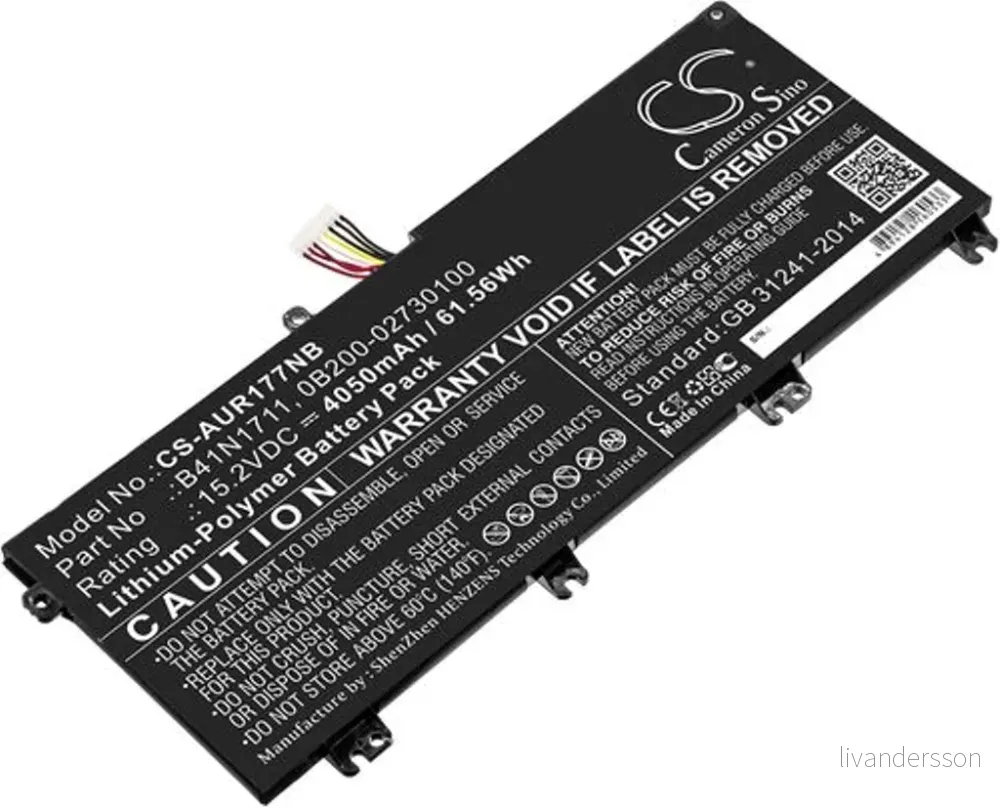 Batteri til Asus TUF FX705GD, 15.2V, 4050 mAh v:7896349
