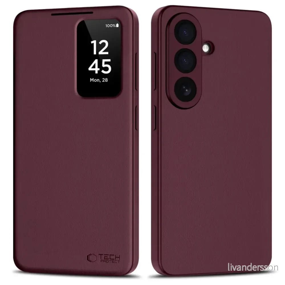 Tech-Protect Smart Wallet Etui til Samsung Galaxy A57 5G – Rød v:7793860