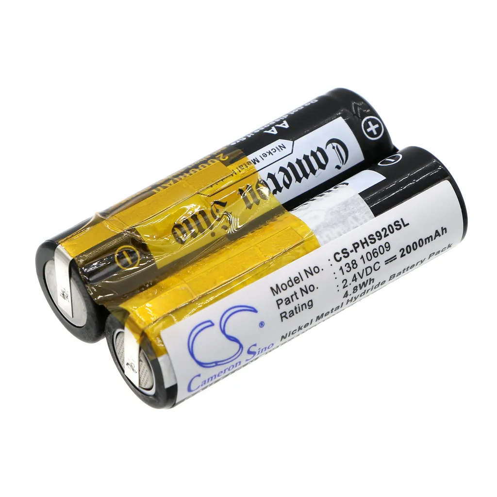 Batteri til Philips HQ8882, 2.4V, 2000 mAh v:1965338