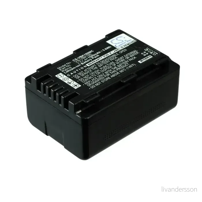 Batteri til Panasonic HDC-SD90PC, 3.6V, 1500 mAh v:5528416