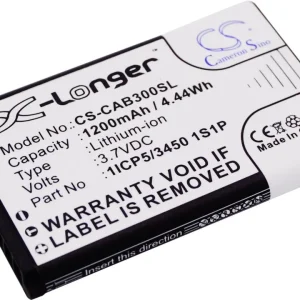Batteri til Manta MS1701, 3.7V, 1200 mAh v:9115585 Batteri til Manta MS1701, 3.7V, 1200 mAh v:9115585