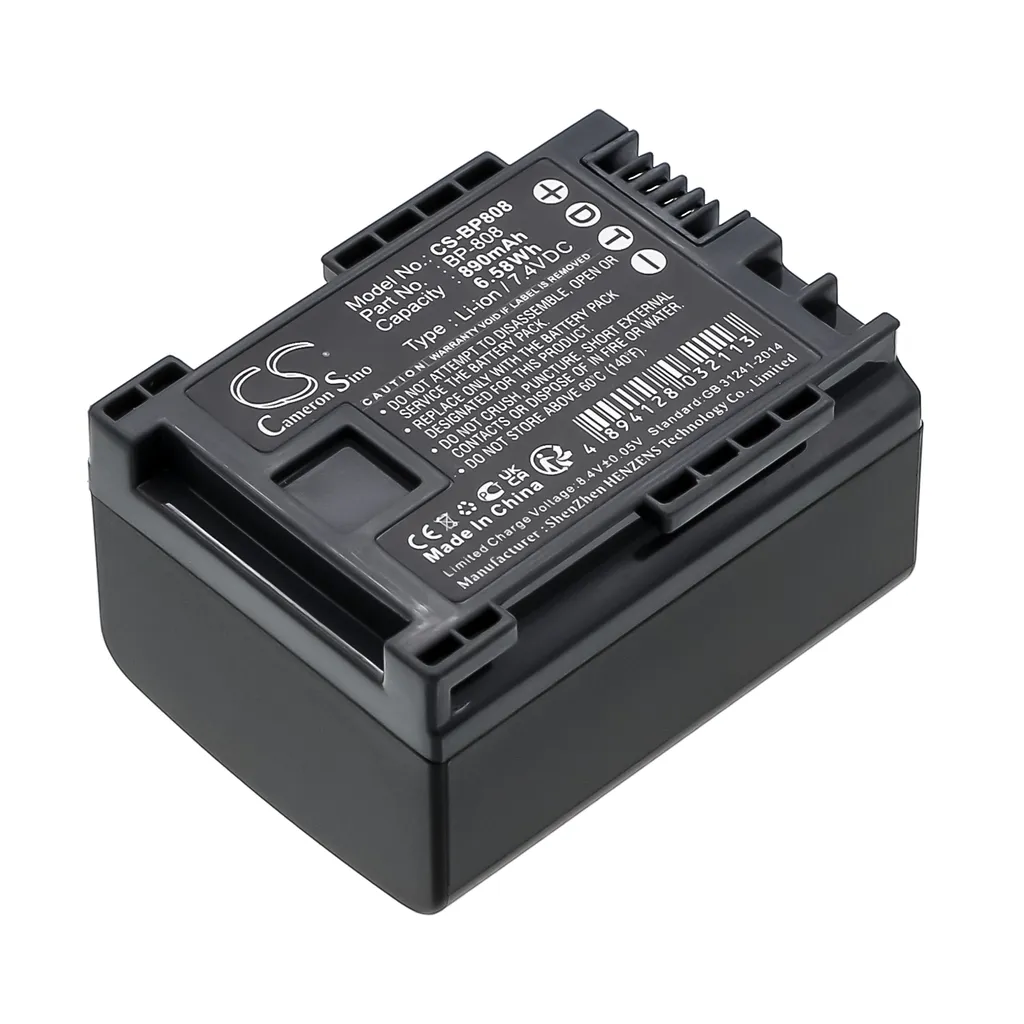 Batteri til Canon VIXIA HF M301, 7,2 (7,4)V, 890mAh v:8308292
