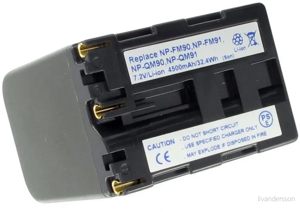 Batteri til Sony CCD-TRV228E, 7.2V (7.4V), 4500 mAh v:7579305