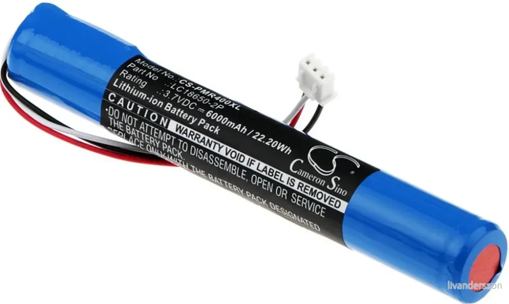 Batteri til LC18650-2P for Pure, 3.7V, 6000 mAh v:6634387