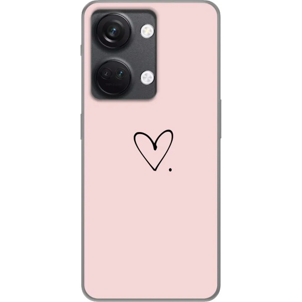 OnePlus Nord 3 Gjennomsiktig Telefondeksel Hjärta. v:1612442
