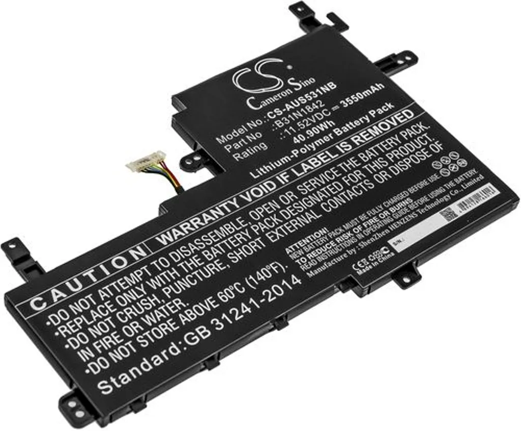 Batteri til Asus VivoBook S15 S530FA-EJ269, 11.52V, 3550 mAh v:8853011