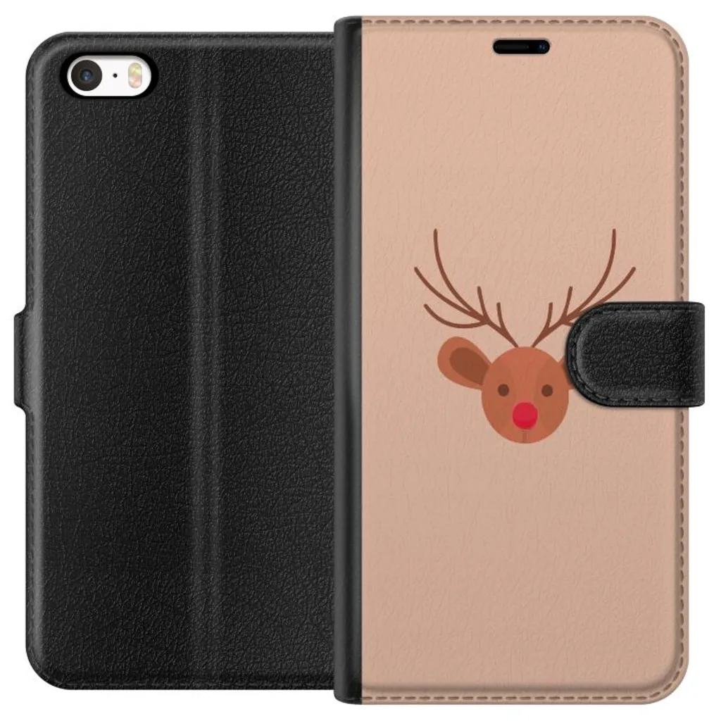 Apple iPhone 5 Sort Lommebokdeksel Ren Julkänsla v:3880080 Apple iPhone 5 Sort Lommebokdeksel Ren Julkänsla v:3880080