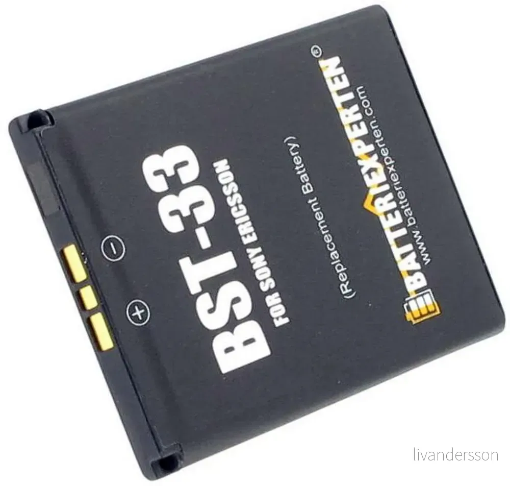 Batteri til Sony Ericsson J105, 3,6 (3,7)V, 850mAh v:5219962