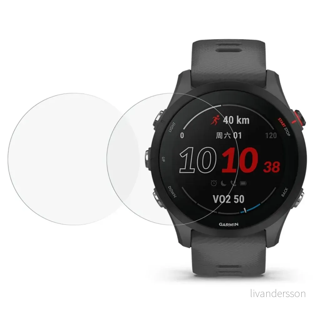 Garmin Forerunner 255 Skjermbeskytter Herdet Glass 2-paking v:4282068