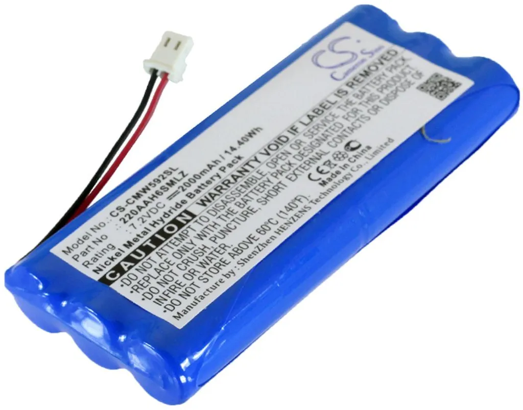 Batteri til Clearone 592-158-001, 7.2V, 2000 mAh v:4767061