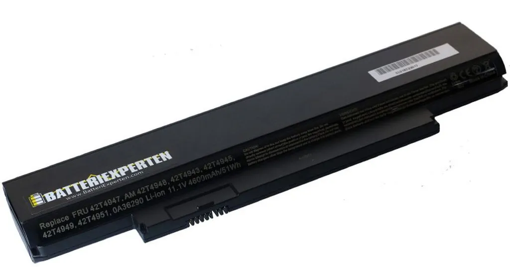 Batteri til 42T4962 for Lenovo, 11.1V, 4400 mAh v:1852110