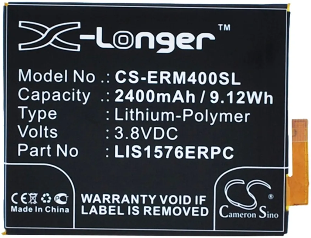Batteri til Sony Ericsson Tulip SS, 3.8V, 2400 mAh v:6713129
