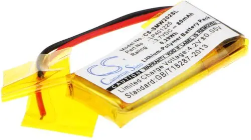 Batteri til Sony SBH80, 3.7V, 80 mAh v:8920270