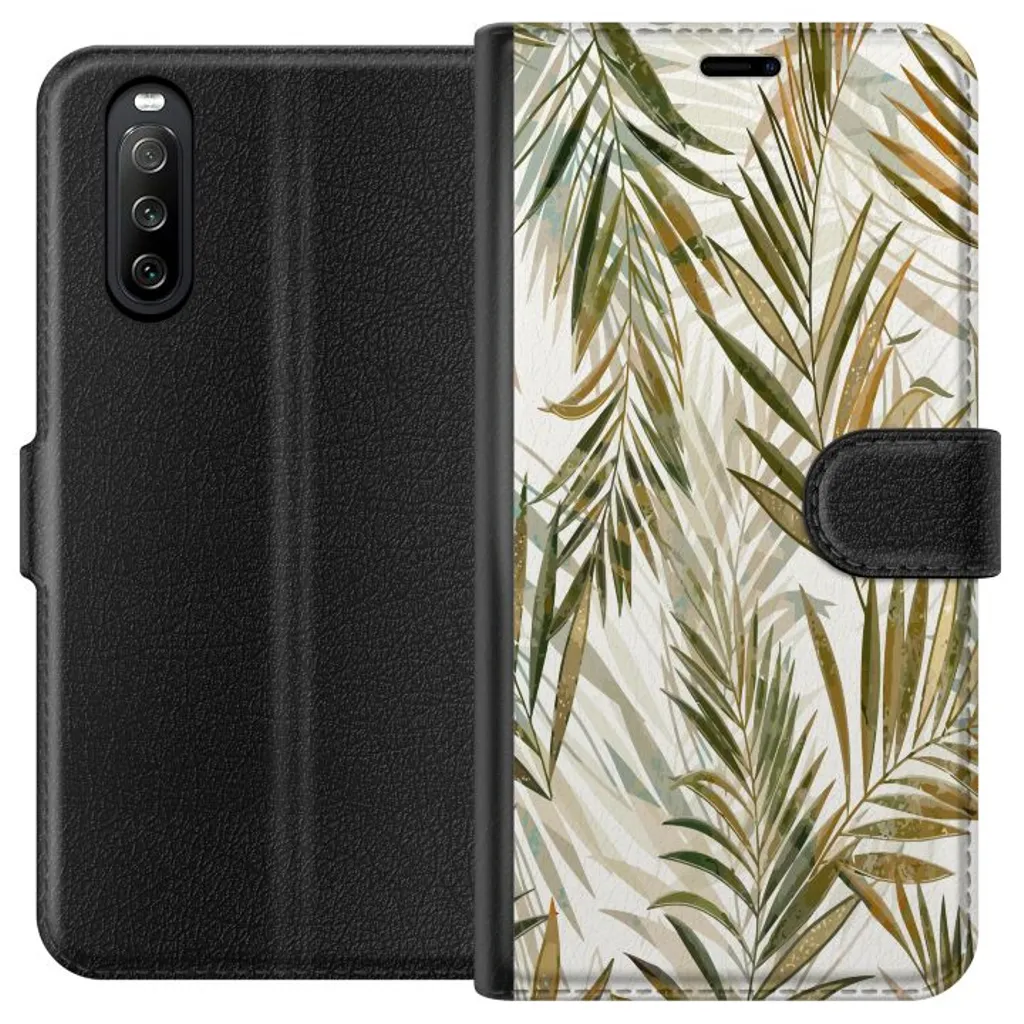 Sony Xperia 10 III Sort Lommebokdeksel Magisk plats v:9263661