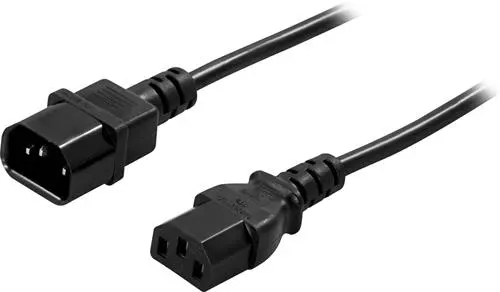 Deltaco Enhets-skjøtekabel IEC 60320 – IEC 60320, Jordet, 2m – Svart v:4529719 Deltaco Enhets-skjøtekabel IEC 60320 – IEC 60320, Jordet, 2m – Svart v:4529719