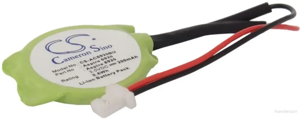 Batteri til HP Mini 110-1012NR, 3.0V, 200 mAh v:4952106