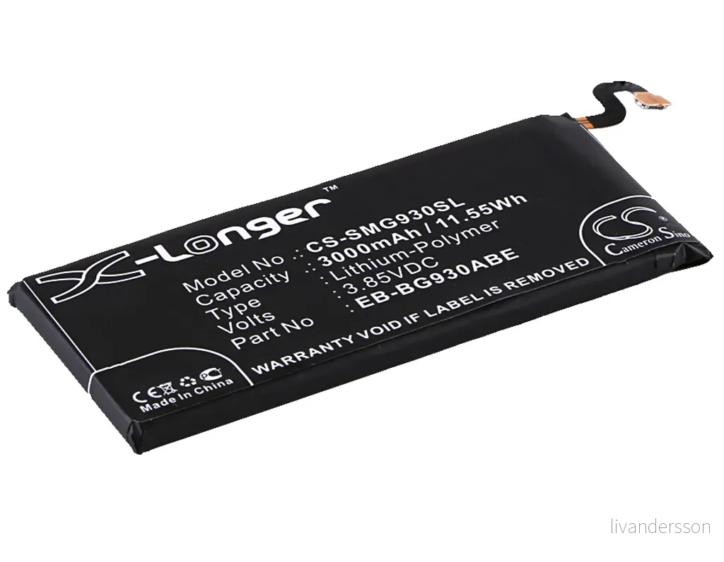Batteri til GH43-04574A for , 3,85, 3000mAh v:6315168