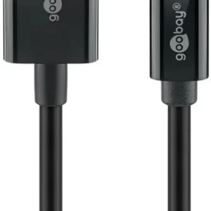 Goobay USB-C til DisplayPort-kabel 4K@60 Hz, 2m – Svart v:8533908