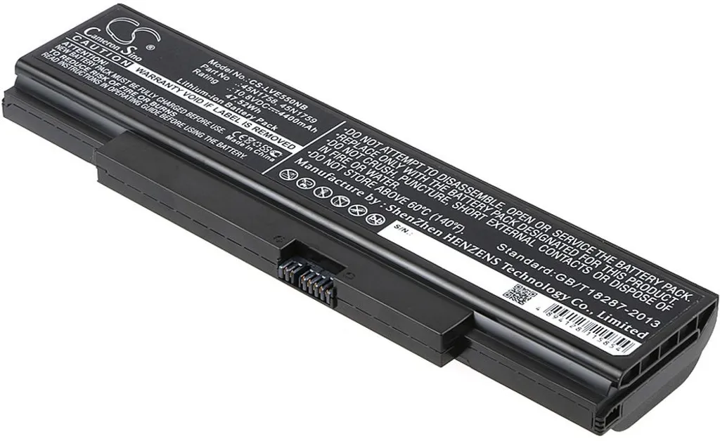 Batteri til Lenovo ThinkPad E550(20DFA059CD), 10.8V, 4400 mAh v:9664676