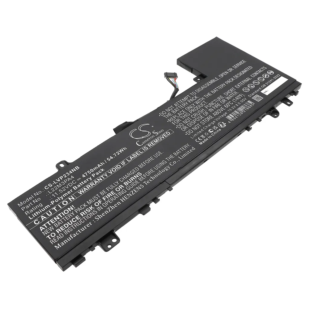 Batteri til IdeaPad Slim 5 14ABR8 82XE003NLM, 11.52V, 4750mAh v:5501952