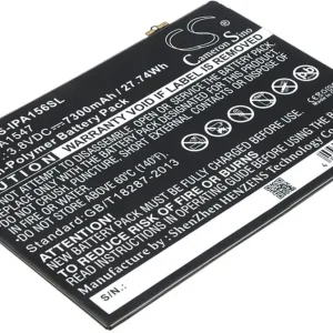 Batteri til Apple A1547, 3.8V, 7300 mAh v:4690384 Batteri til Apple A1547, 3.8V, 7300 mAh v:4690384