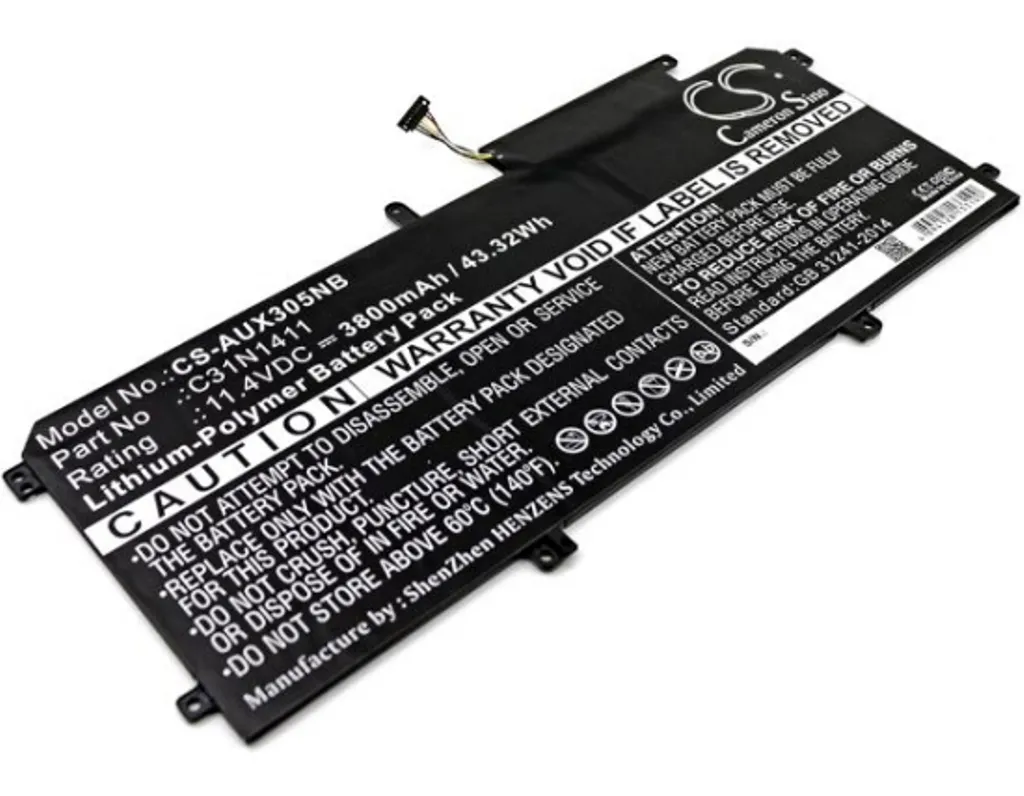 Batteri til Asus Zenbook UX305FA-FB142H, 11.4V, 3800 mAh v:3322986