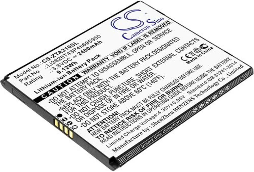 Batteri til ZTE Blade A3Y, 3.8V, 2400 mAh v:8943119