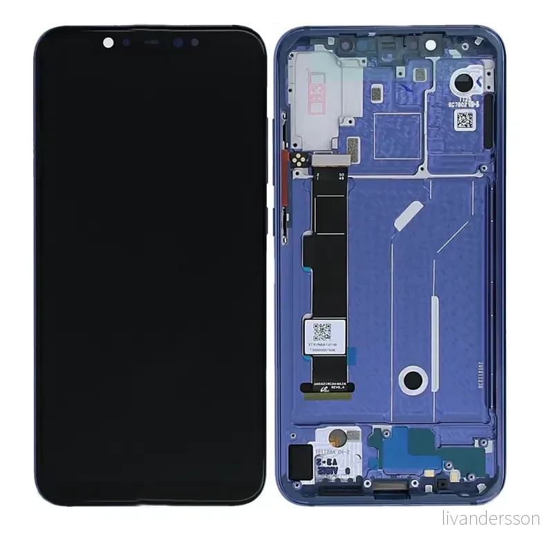 Xiaomi Mi 8 Skjerm med LCD-display – Blå v:3269277