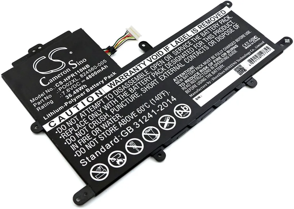 Batteri til HP Stream 11-r013tu, 7,6V, 4800mAh v:2895434